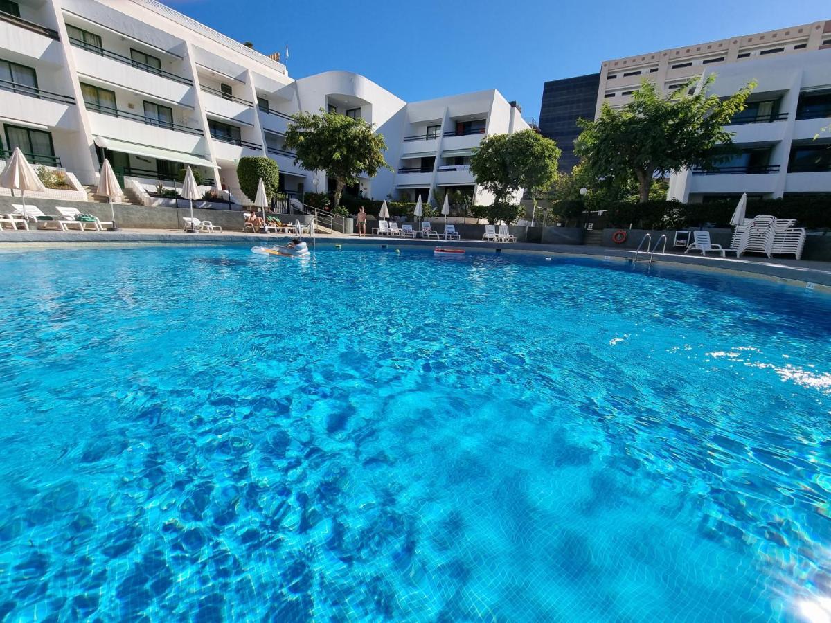 Apartment Casa Palmera Only 150 Meters To The Beach, Heated Pool, Wifi, Sat-Tv, Balcony With Poolview Arona  Ngoại thất bức ảnh